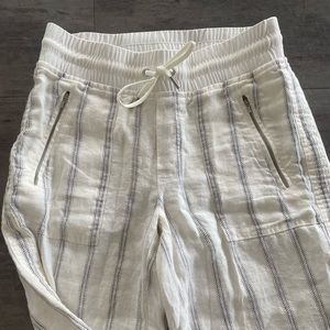 Athleta Cabo Linen Wide Leg Pant